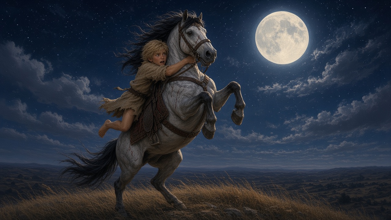 Bree se cabre sous la lune