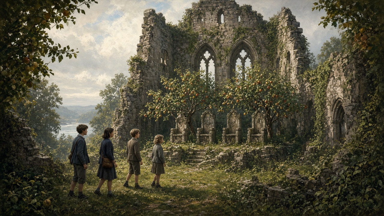 Les ruines envahies par la forêt dans Le Prince Caspian