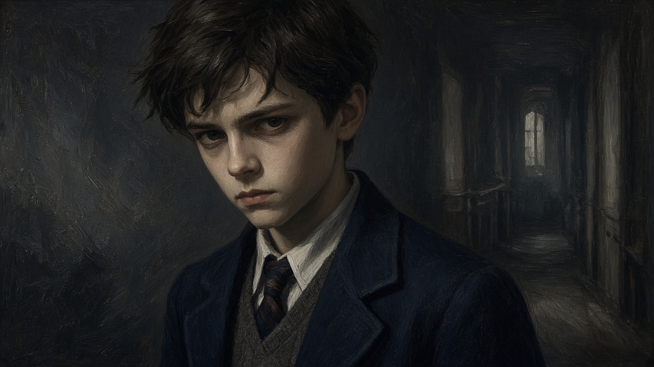 Edmund, 10 ans, air buté