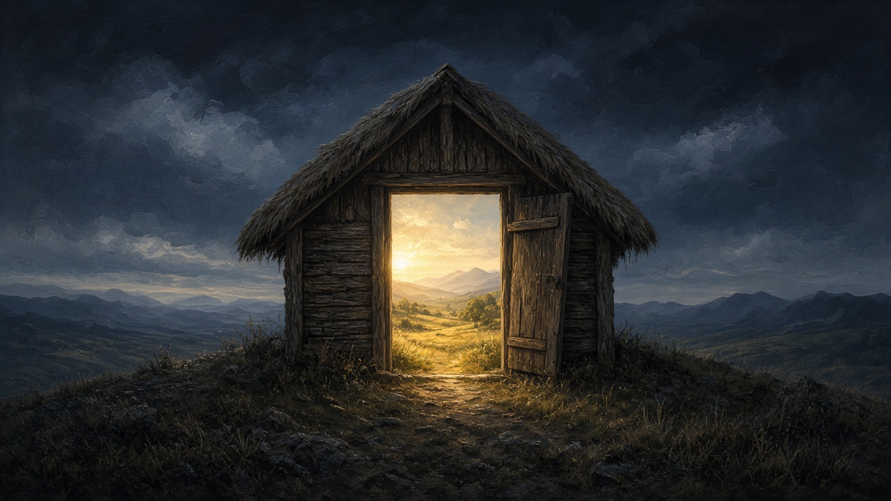 La porte ouverte sur un pays de lumière
