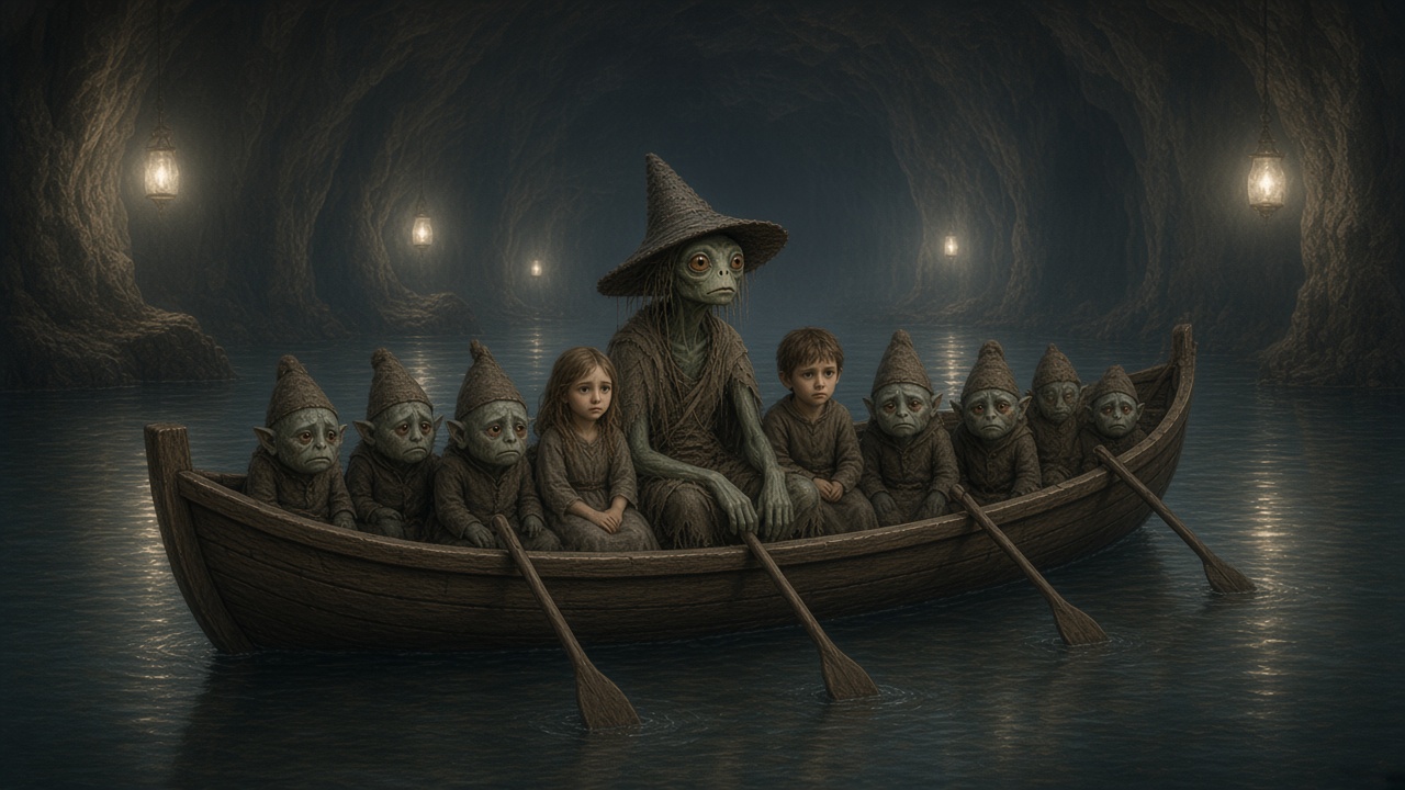 Le bateau du Monde souterrain