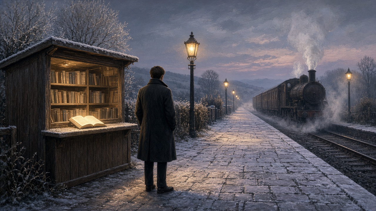 Un soir d'hiver 1916, un livre sous la lampe