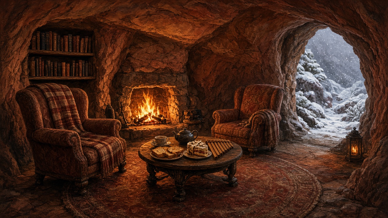 La grotte chaleureuse de Tumnus
