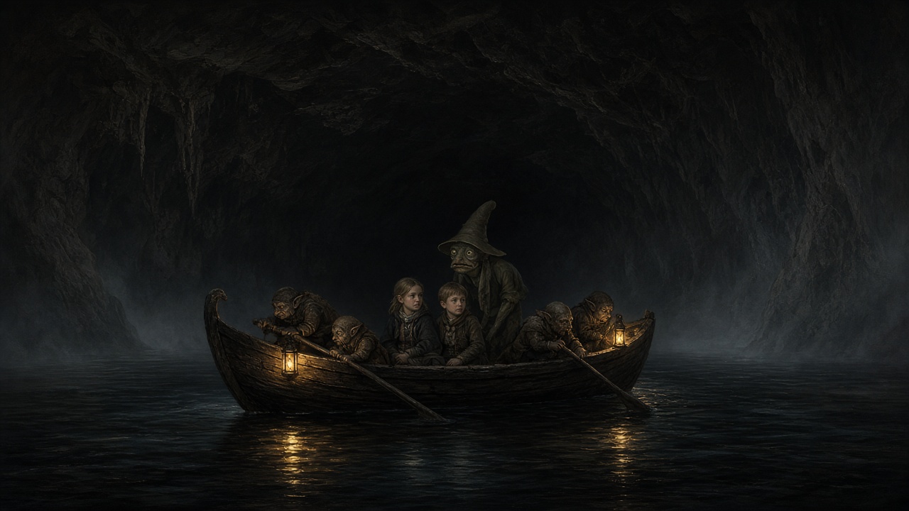 Une barque sur la mer noire