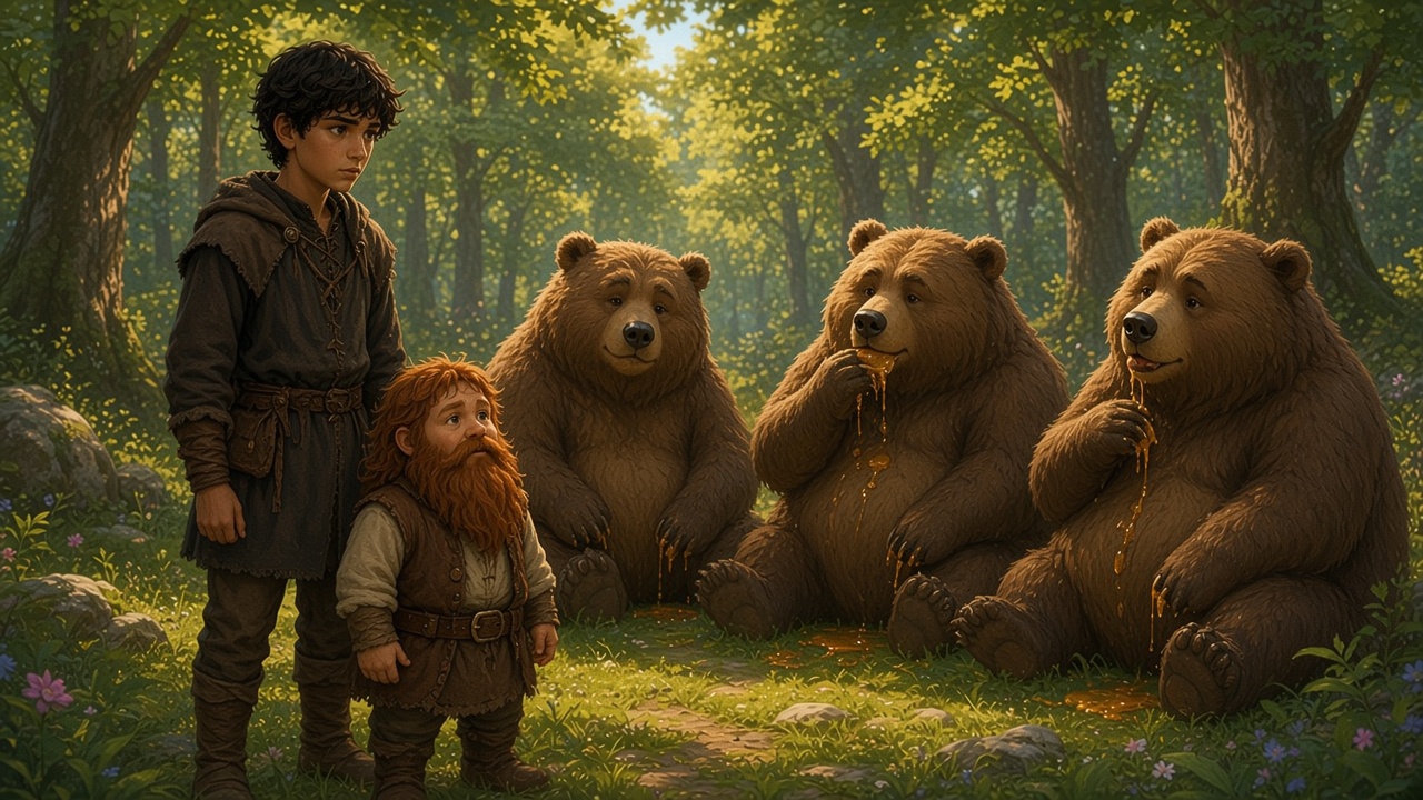Trois gros ours bruns réclament leur droit ancestral
