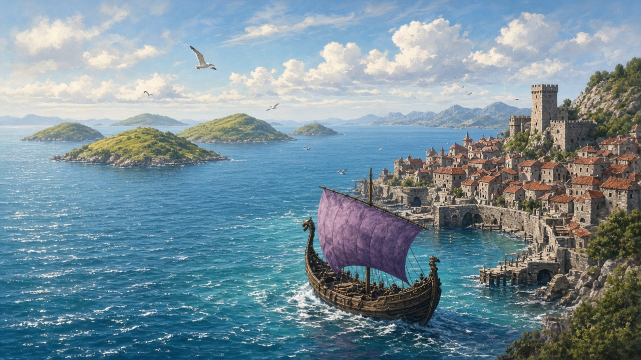 Le navire quitte Redhaven